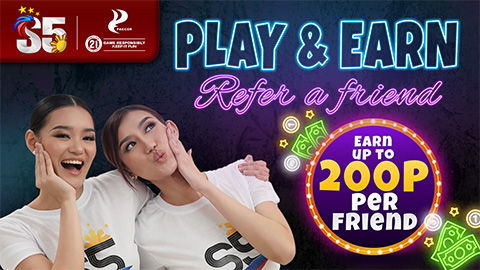 S5 Casino Play and Earn Double Up